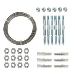 Nature Draadset Voor Klimplanten - Klim-En Geleide Artikel - 10 m Metaal Ø 1.8 Mm