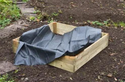 Nature Gronddoek Kleine Moestuinbak Zwart - Groeifolie Gronddoek