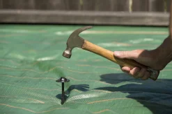 Nature Grondpen - Groeifolie Gronddoek - 20 cm Zwart 10 stuks