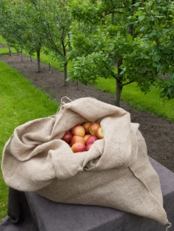 Nature Jutezak Met Aantrekkoord - Kweekbenodigdheden - 90x40 cm Natural 3 stuks