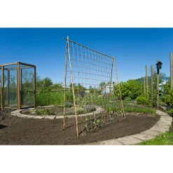 Nature Klim- Groei- En Geleidenet Jute - Klim-En Geleide Artikel - 1.8x5 m Bruin