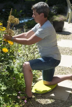 Nature Kniel-Zitkussen - Kniestukken - 52x31x5 cm Limoengroen