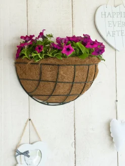 Nature Kokosinlegvel Hanging Basket - Plantbenodigdheden - 40x22x21 cm Natural