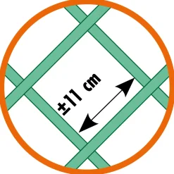 Nature Kunststof Klimrek - Klim-En Geleide Artikel - 50x150 cm Antraciet