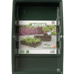Nature Kweekbak - Kweekbakken - 35x23.5x5.5 cm Groen 5 stuks