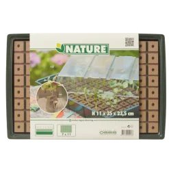Nature Kweekbakset - Kweekbakken - 23.5x35x11 cm Groen Transparant