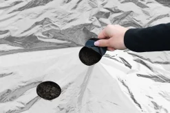 Nature Kweekfolie Universeel - Groeifolie Gronddoek - 5x0.95 m Zwart Zilver Anti-Uv