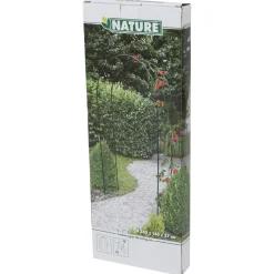 Nature Metalen Rozenboog - Plantengeleiders - 140x37x240 cm Groen