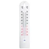Nature Muurthermometer - Thermometer - 4.5x20 cm Wit