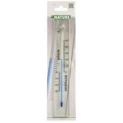 Nature Muurthermometer Glas - Thermometer - Transparant