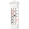 Nature Muurthermometer Min-Max - Thermometer - 8x3x23 cm Wit