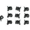 Nature Orchidee Clips - Klim-En Geleide Artikel - 1x1.5x1.5 cm Zwart 10 stuks