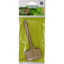 Nature Plaat Etiketten Bamboe - Kweekbenodigdheden - 5 stuks