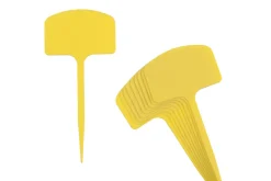 Nature Plaatetiketten - Kweekbenodigdheden - 0.2x5.5x12.5 cm Geel 10 stuks