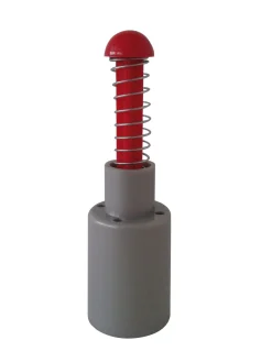 Nature Potpers - Kweekbenodigdheden - 4.5x4.5x14.5 cm Grijs Rood