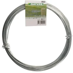 Nature Spandraad - Klim-En Geleide Artikel - 3.8x20.5x20.5 cm Zink 25 M