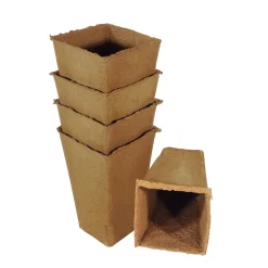 Nature Turfpot - Kweekbenodigdheden - 18x10x10 cm Bruin 5 stuks