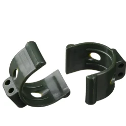 Nature Verstelbare Kunststof Clip - Klim-En Geleide Artikel - 3.5x2.4x4.9 cm Groen 4 stuks