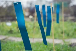 Nature Vogelschrikstrips - Kweekbenodigdheden - 0.1x4.5x29.5 cm Blauw 15 stuks