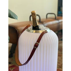 Nikki.Amsterdam The.Lampion M - Tuinverlichting - Ø32.5x55 cm Wit