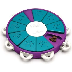 Nina Ottosson Dog Twister Prp Snack Puzzel - Hondenspeelgoed - Ø30x30x30 cm Paars Level 3