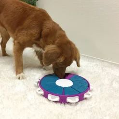 Nina Ottosson Dog Twister Prp Snack Puzzel - Hondenspeelgoed - Ø30x30x30 cm Paars Level 3