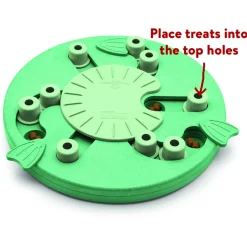Nina Ottosson Dog Worker Snack Puzzel - Hondenspeelgoed - Ø34.5 cm Groen Level 3
