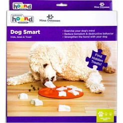 Nina Ottosson Outward Hound Dog Smart Snack Puzzel - Hondenspeelgoed - Ø27.94x4 cm Oranje Level 1