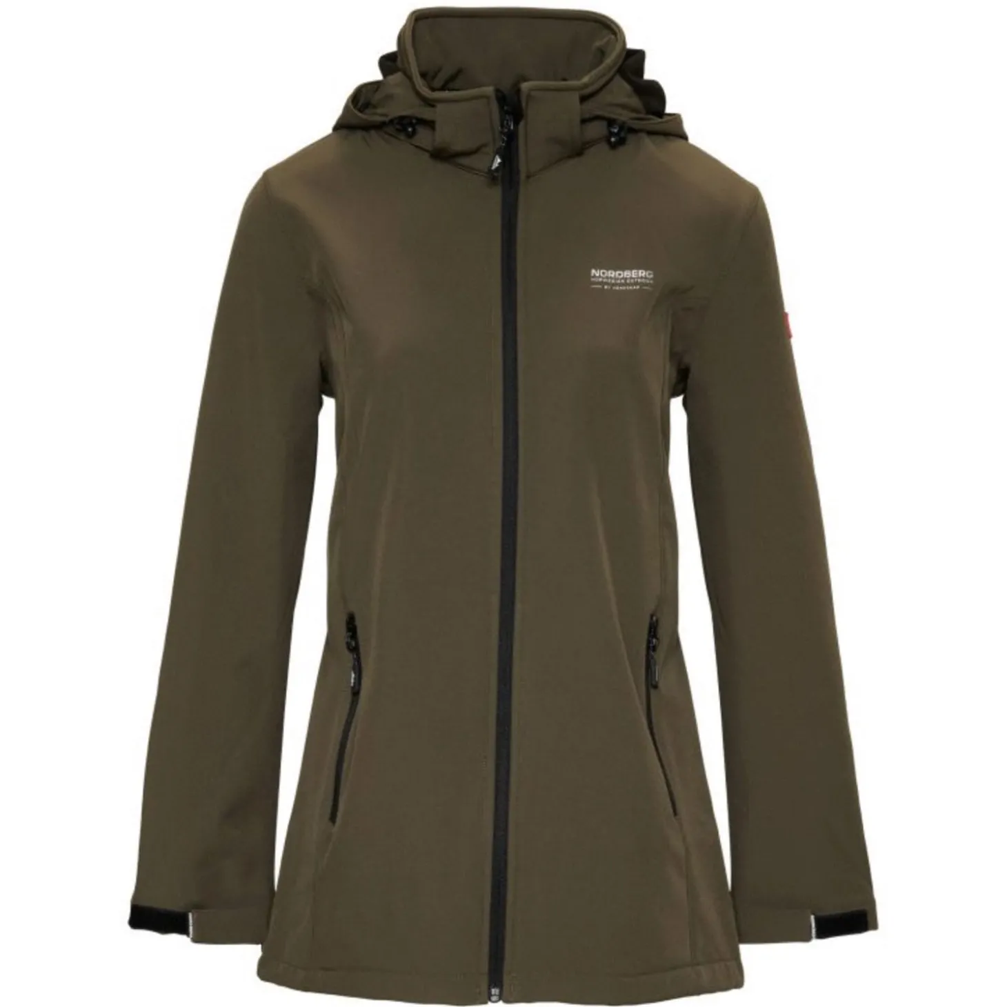 Nord Berg Dames Softshell Iris Army - Vrijetijdskleding