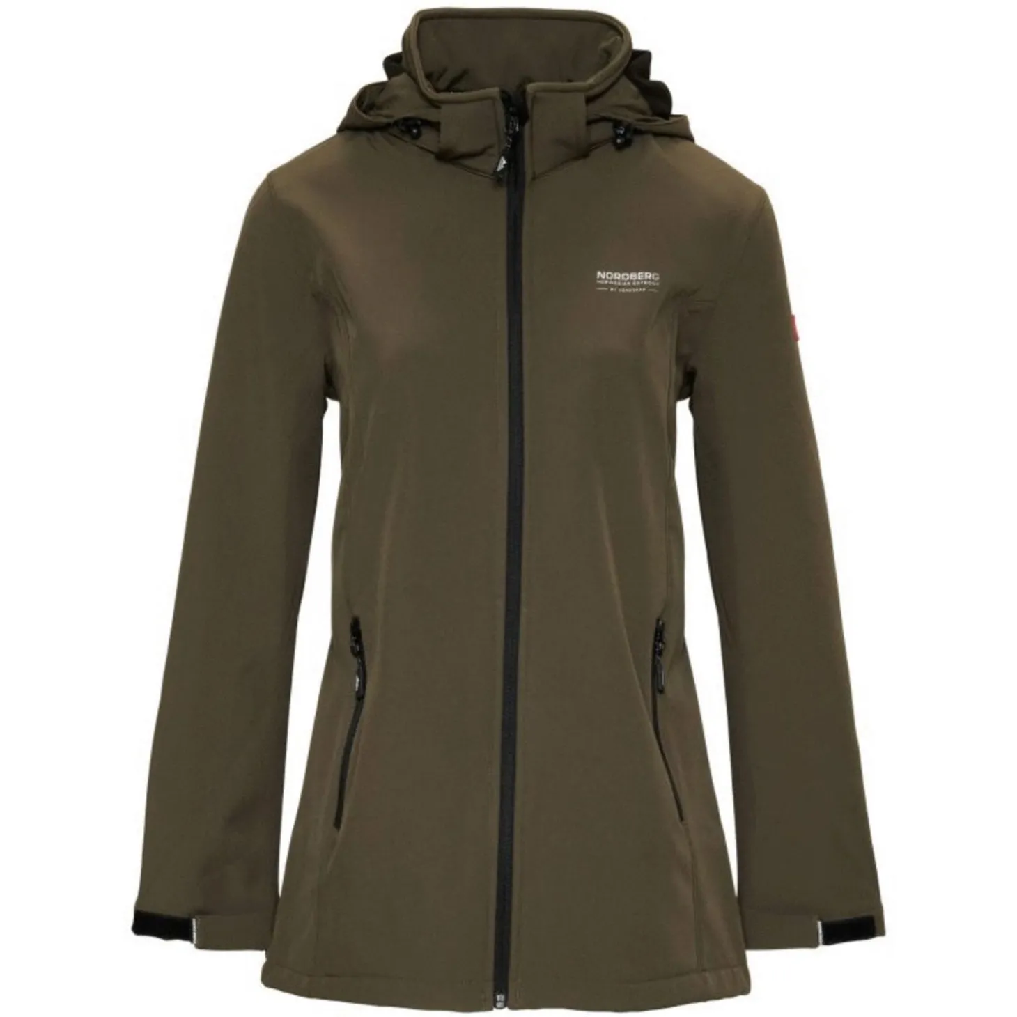 Nord Berg Dames Softshell Iris Army - Vrijetijdskleding