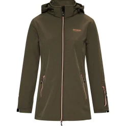 Nord Berg Dames Softshelljas Irene Army - Vrijetijdskleding