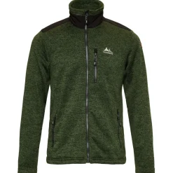 Nord Berg Heren Fleecejas Petter Groen - Vrijetijdskleding