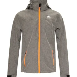 Nord Berg Heren Softshelljas Mats Grijs - Vrijetijdskleding