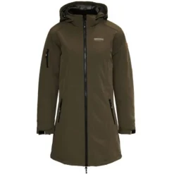Nord Berg Padded Softshell Gitte Dames Army - Vrijetijdskleding