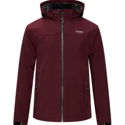 Nord Berg Padded Softshell Sjurd Heren Bordeaux - Vrijetijdskleding