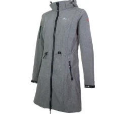 Nord Berg Softshell Trenchcoat Gisella Grijs - Vrijetijdskleding