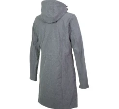 Nord Berg Softshell Trenchcoat Gisella Grijs - Vrijetijdskleding