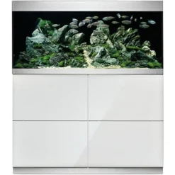 Oase Highline Optiwhite 300 Aquarium - Aquaria - 115x50x56 cm 302 l Transparant Wit 115x50x56