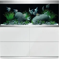 Oase Highline Optiwhite 400 Aquarium - Aquaria - 140x50x63 cm 413 l Transparant Wit 140x50x63