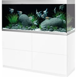 Oase Highline Optiwhite 400 Aquarium - Aquaria - 140x50x63 cm 413 l Transparant Wit 140x50x63