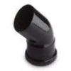 Oase Verbindingsboog Zwart Dn75/45° - Vijveraccessoires - Zwart 45°