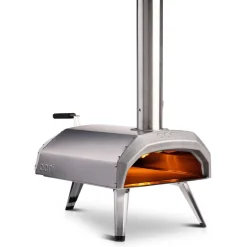 Ooni Pizzaoven Karu - Buitenkeuken - 77x40x80 cm 12 kg Zilver Hout Of Houtskool Gestookt