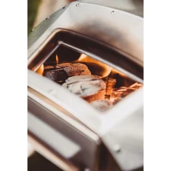 Ooni Pizzaoven Karu - Buitenkeuken - 77x40x80 cm 12 kg Zilver Hout Of Houtskool Gestookt