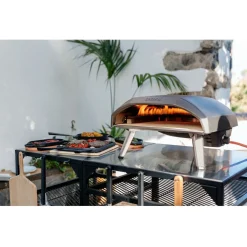 Ooni Pizzaoven Koda - Buitenkeuken - 62x40x29 cm 9.3 kg Zwart Zilver Gasgestookt