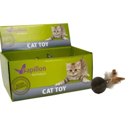 Papillon Kartonnen Balletje - Kattenspeelgoed - 10x4x4 cm 10 g Multi-Color Geschikt Voor Katten