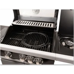 Patton Patio Pro Chef - Multi Grill 2+ Gasbarbecue - Barbecue - 54x110x113 cm 29 kg Grijs Zwart Geschikt Voor 4-6 Personen