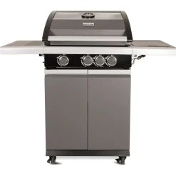 Patton Patio Pro Chef - Multi Grill 3+ Gasbarbecue - Barbecue - 54x123x113 cm 33 kg Grijs Zwart Geschikt Voor 6-8 Personen