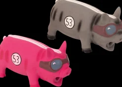 Pawise Latex Varken Boss - Hondenspeelgoed - 20 cm Assorti