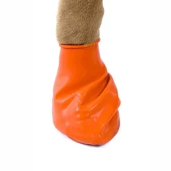 Pawz Rubber Dog Boots - Hondenschoen - Oranje Small