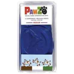 Pawz Rubber Dog Boots - Hondenschoen - Blauw Medium
